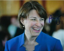 SENATOR AMY KLOBUCHAR SIGNED 8x10 PHOTO G w/COA 2020 DEMOCRATIC CANDIDATE PROOF