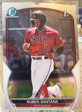 2023 Bowman Chrome 1st Prospect Ruben Santana #BCP-42 Diamondbacks