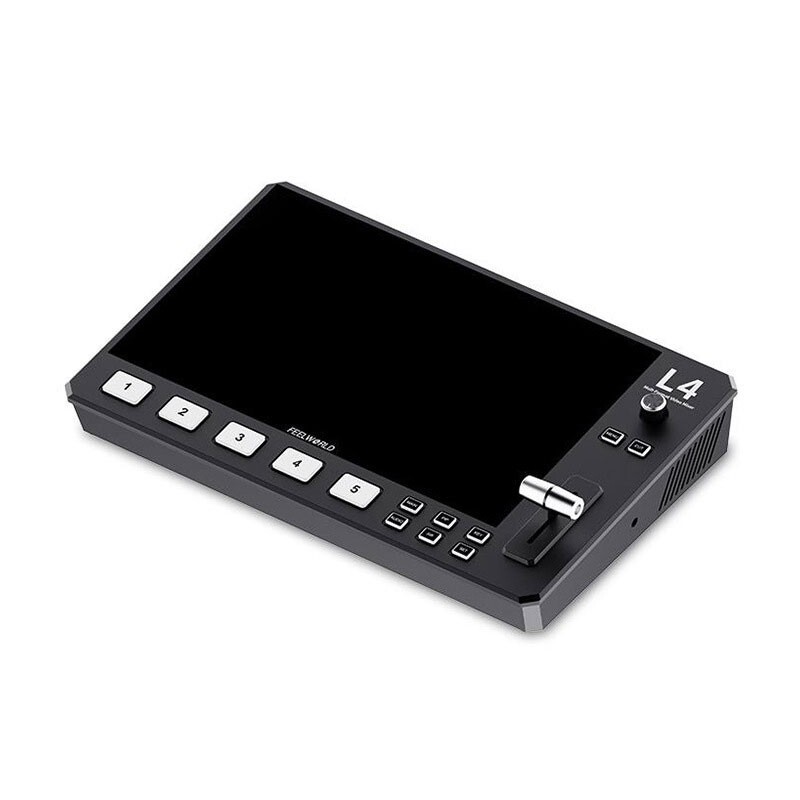 FEELWORLD L4 Video Switcher 10.1-inch LCD Touch Screen Video