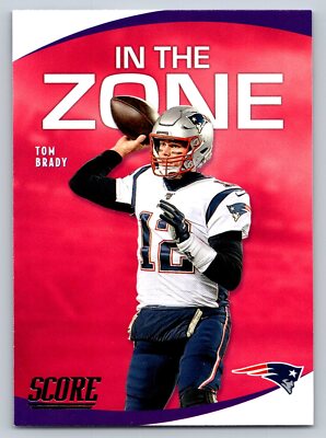 2020 Score #IZ-TB Tom Brady In the Zone Purple