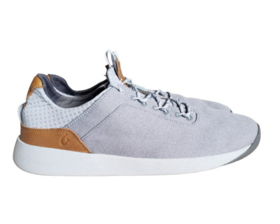 OluKai Nanea Li Pale Grey Vapor Oxford Sneaker Athleisure  display picture 3