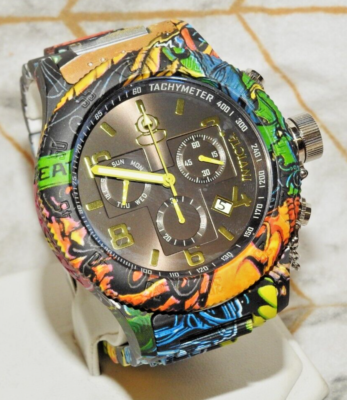 Invicta Russian Diver 1959 Graffiti 34490 Chronograph Quartz 52MM