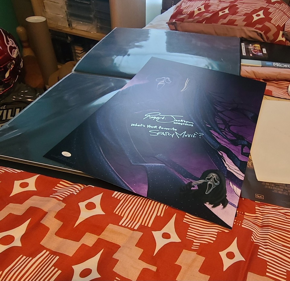Ghostface Scream Poster by Steven Luros Holliday Remarque Roger L