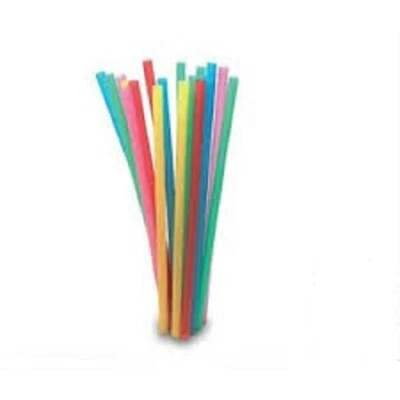 INGROCART 1000 CANNUCCIE COLORATE 21 CM DRITTE CANNUCCE ASSORTITE - Cocktail Rigide