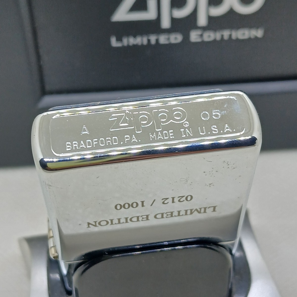 ZIPPO LIMITED EDITION PEWTER EMBLEM 0210/1000 EARTH 2005 | eBay