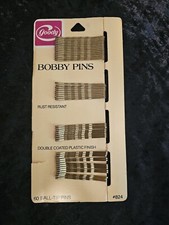 Vintage Goody 1970s 80s Grey Bobby Pins Pins On Card USA Made