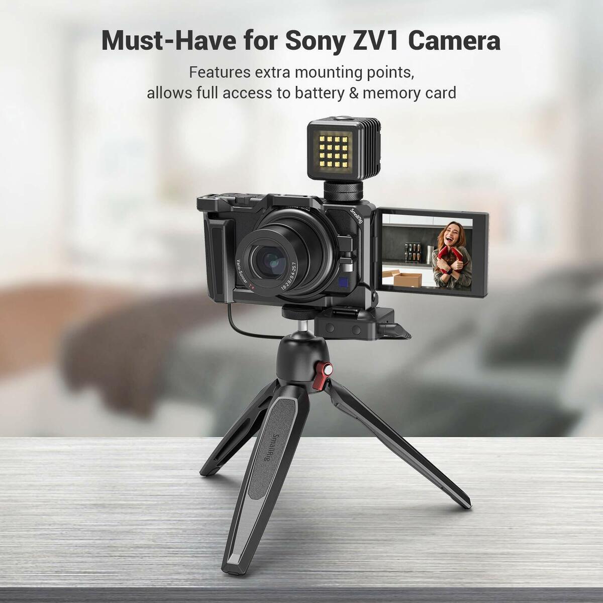 SmallRig Camera Cage for Sony ZV-1 II / ZV-1F / ZV-1 Camera SmallRig Camera Cage for Sony ZV-1 II / ZV-1F / ZV-1 Camera