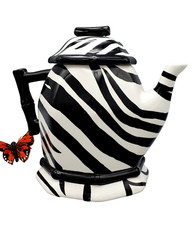 Roscher & Company Zebra Teapot