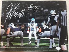 Detroit Lions KERBY JOSEPH  Signed 11x14 Photo JSA