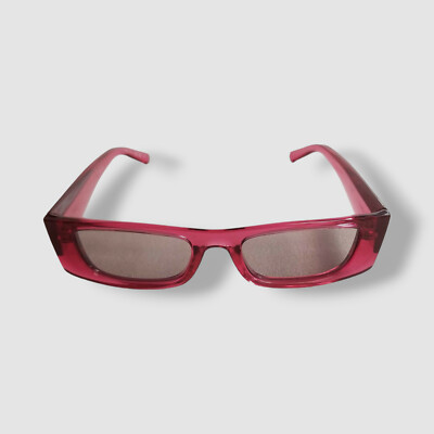 $475 Saint Laurent SL 553 003 Women Pink Rectangle Shades  display picture 1