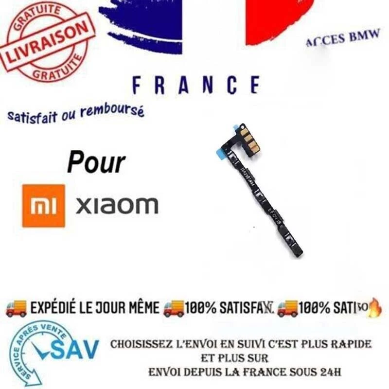 Nappe ON / OFF Power Flex Pour Xiaomi Mi Mix 2 - Photo 1/1