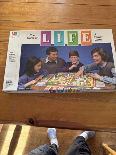 Vintage Milton Bradley The Game of Life Board Game 1985-never played with