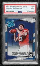 2017 Donruss Optic Rated Rookie Patrick Mahomes II #177 PSA 9 MINT