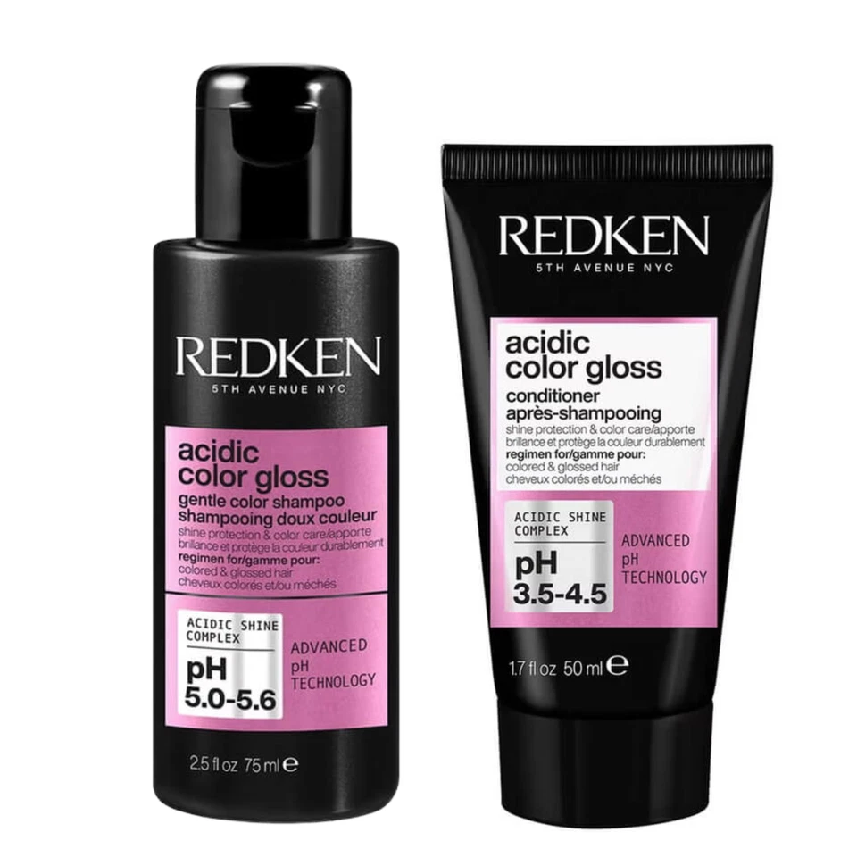 Redken Acidic Color Gloss – Reiseset Shampoo 75 ml Set Reiseset Farbschutz