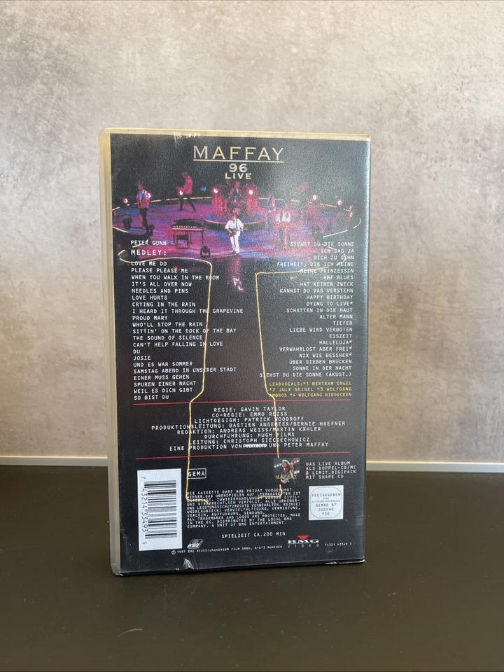 VHS Video Peter Maffay - Maffay 96 Live - Bild 3 von 3