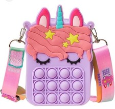 NWOT Unicorn Pop It Crossbody Bag Kid Girls accessories