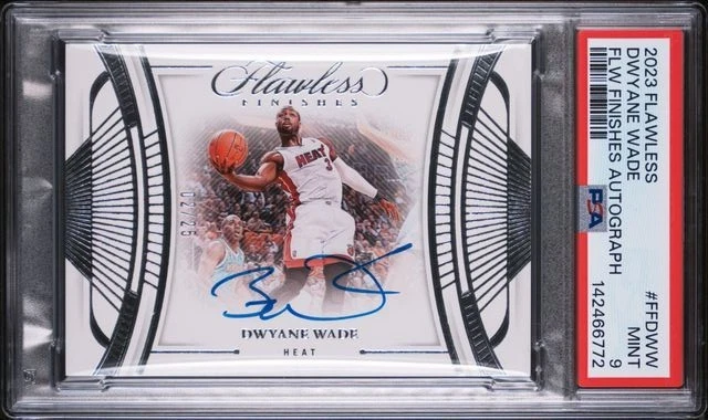 Panini Dwyane Wade Basketball Autographed Sports Trading Cards