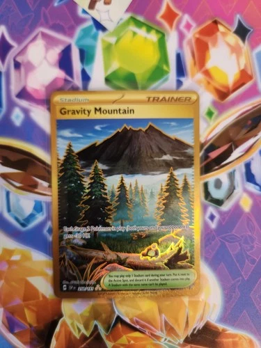 Gravity Mountain 250/191 Pokemon Surging Sparks Hyper Rare Gold Holo