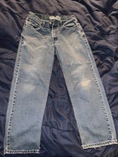 Vintage Levi’s 550 Jeans 33x32 Made in USA Relaxed Fit Light Wash September 1998