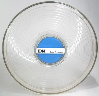 Vintage IBM 1960s Magnetic Data Storage Tape Reel Empty Case 1'' No Tape