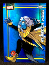 Elbecca Voss 2026 Topps Chrome Marvel BLUE REFRACTOR /150 #114 1st Apperance