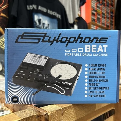 Stylophone Beat Portable Drum Machine 4 Drum Kits 4 Bass Sounds VP