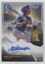 2018 Bowman Chrome Peaks of Potential Auto 78/99 Aramis Ademan #PPA-AA Auto s3g