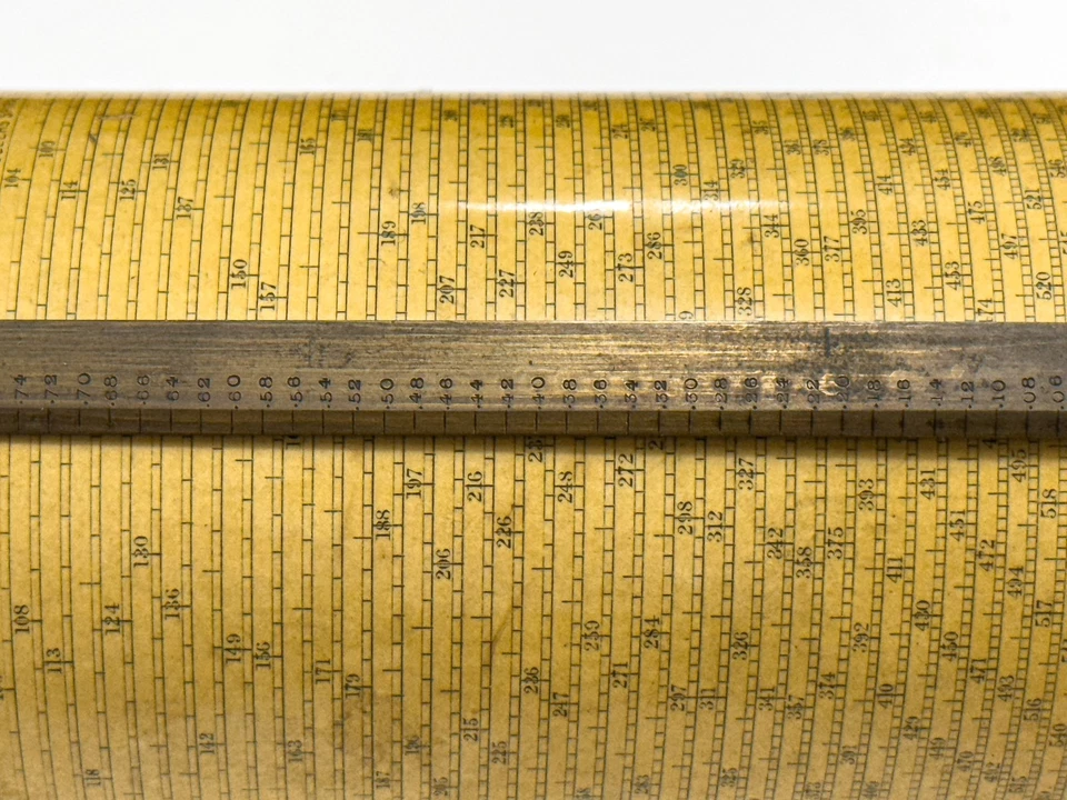 REGLA DE CÁLCULO CILÍNDRICA DISEÑADA POR GEORGE FULLER, CIRCA 1897 Foto 3 de 4