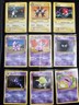 1st Edition - Old Pokemon Cards - 100% Vintage and XY evolutions 