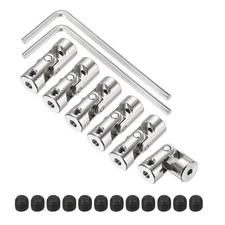 6Pcs 2.3mm to 3mm ID Steering Universal Joint Shaft Coupling for Model Car Ship