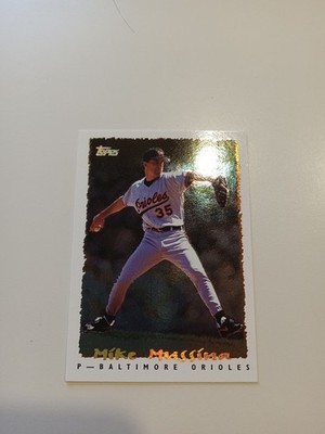   1995 Topps Baseball Cyberstats Spectralight Mike Mussina #37 FREE SHIPPING  