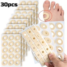 30x Corn Pads Foam Cushion Adhesive Protective Ring Plasters Pain Relief