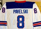 Joe Pavelski Signed Autograph USA Mens Hockey Jersey NHL San Jose Sharks