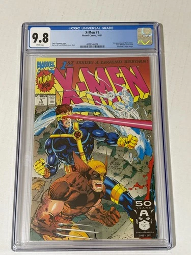X-Men # 1 (10/91) CGC Graded Comic Book 9.8 NM/M WP Jim Lee Art 1st App Acolytes