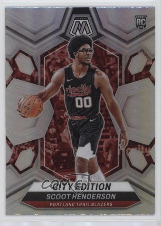 2023 Panini Mosaic City Edition Silver Prizm Scoot Henderson #275 Rookie RC 0xb8