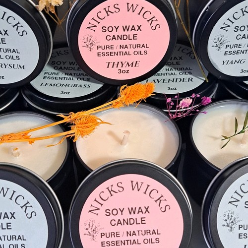 Handmade Soy Wax Candles- Pure Natural Essential Oils - 3 oz - Echo Friendly - Picture 7 of 27