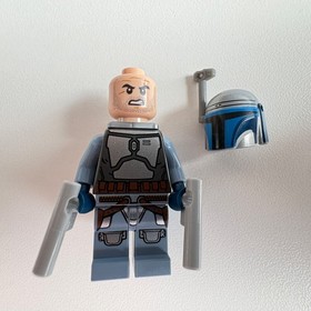 LEGO Star Wars Jango Fett Minifigure Angry Face 75191 Bricklink Ref. sw0845