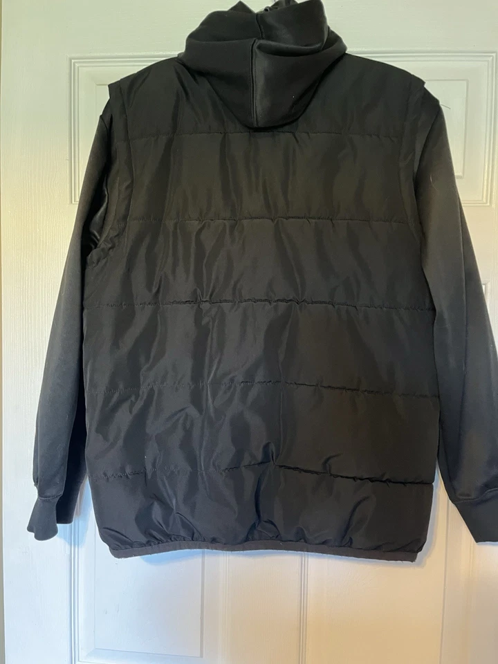 Nike Jordan Black  Puffer Jacket. Soft Lining. Youth XL Or Women’s Small. - Image 2 of 4