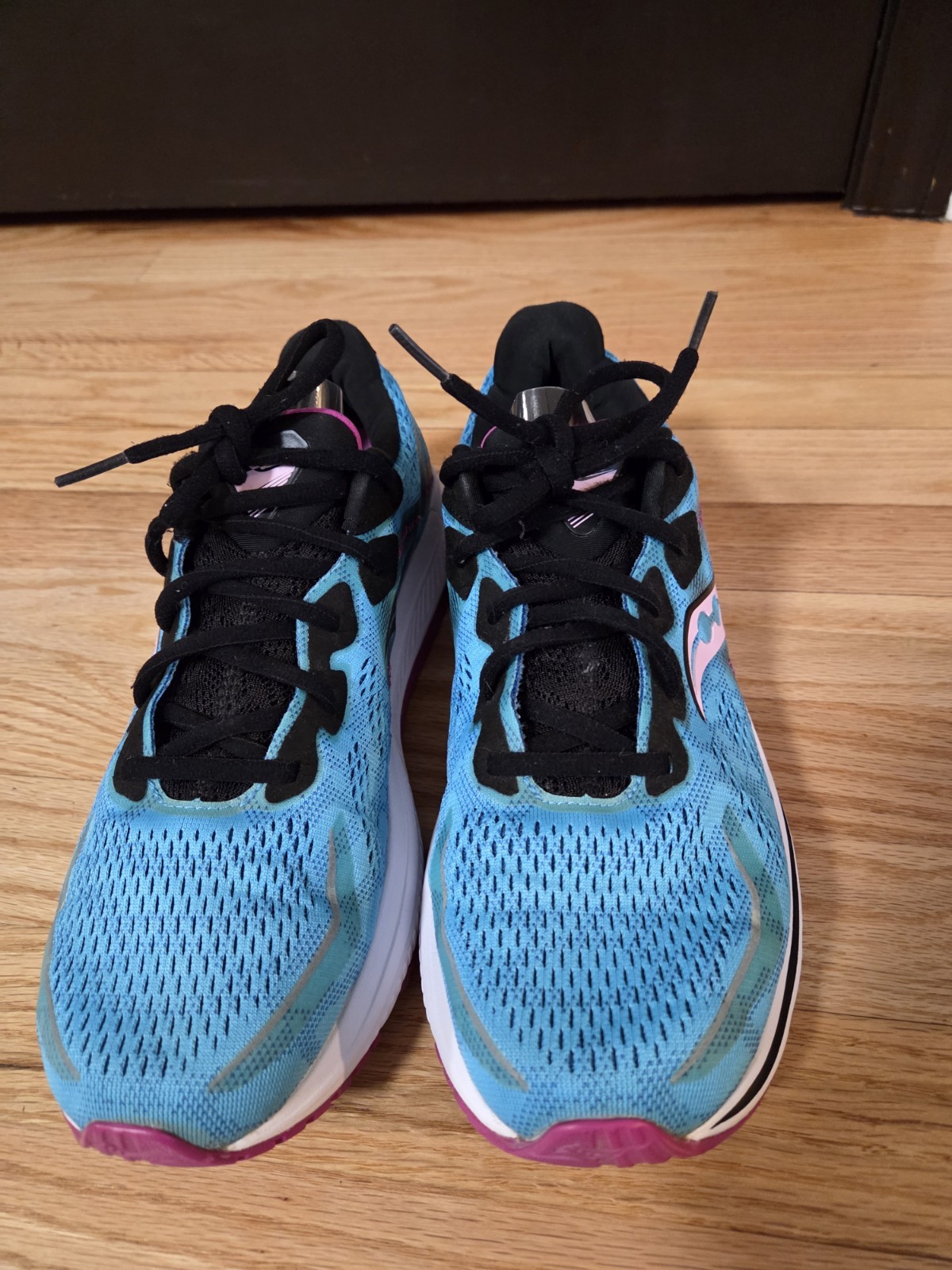 SAUCONY PWR RUN OMNI 20 WOMEN WALKING SNEAKERS SIZE 11 BLUE ATHLETIC SHOES thumbnail 7