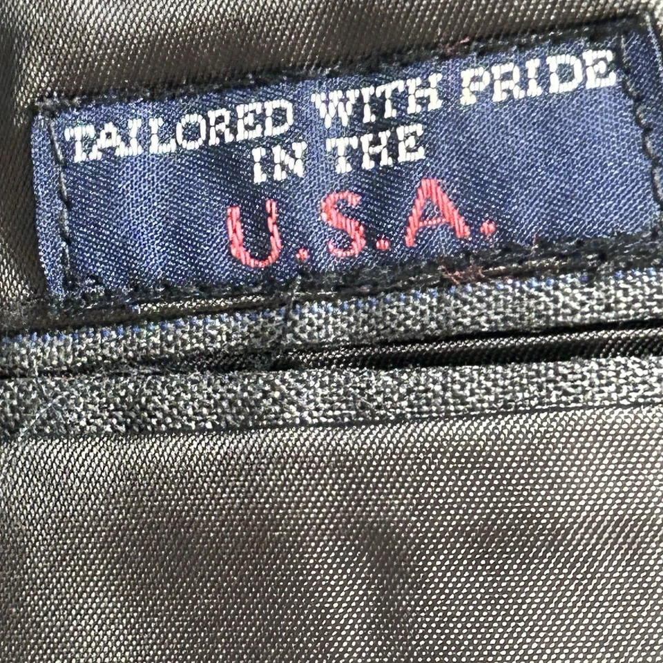 Blazer Warren Sewell Para Hombre 46L Chaqueta Abrigo Deportivo Gris Hecho en EE. UU. DE COLECCIÓN Foto 4 de 4