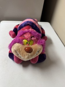 Vintage Disneyland Cheshire Cat Alice In Wonderland 20" Stuffed Plush Great Cond