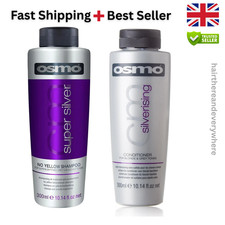 OSMO Super Silver Shampoo & Silverising Conditioner 300ml 2-Pack Bundle