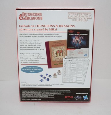 Hasbro Stranger Things Dungeons & Dragons Role Playing Game