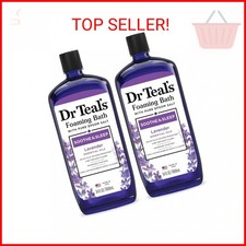 Dr Teal's Foaming Bath with Pure Epsom Salt, Soothe Sleep with Lavender, 34 fl