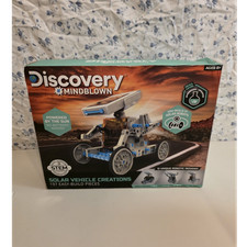 Discovery Mindblown Solar Vehicle Creations STEM Building Kit, 197 Pieces, 8 