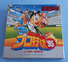 Virtual Boy Pro Yakyuu 95 CIB Japan Kemco Tested Complete w/ Box Manual