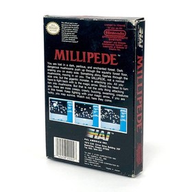 [] North American version Famicom NES Millipede / Millipede Comes with box