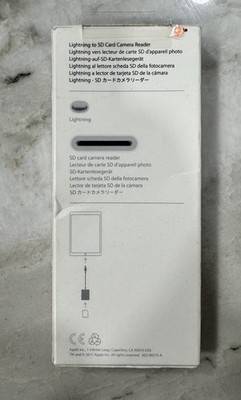 Apple Lightning to SD Card Camera Reader - MJYT2AM/A for sale