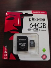 Kingston Original 64GB Mini Micro SD Flash Memory card for Tablet Camera MP3