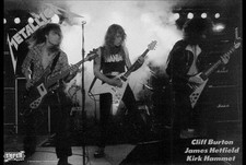Metallica Live Group Shot Poster 24x36 Heavy Metal Band Wall Art Print New